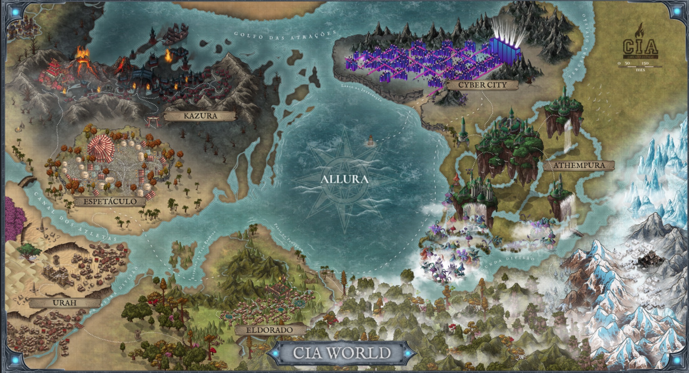 Mapa do evento Copa Inter Atléticas